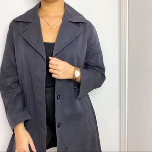 BLUE TRENCH COAT